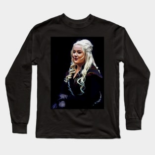 The Lady in the Night Long Sleeve T-Shirt